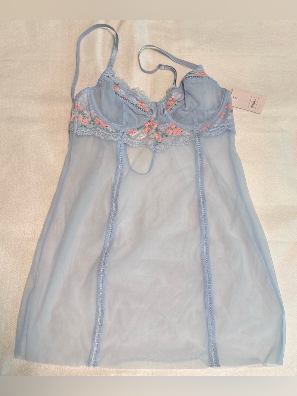 NWT Sheer Floral Lace Lingerie